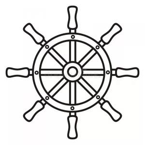 Как сделать штурвал своими руками из картона