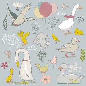 Новые Вырубные штампы, различные животные, гусь и утка, искусственное тиснение, бумага, альбом, карточка, нож-пуансон, форма 105*101 мм