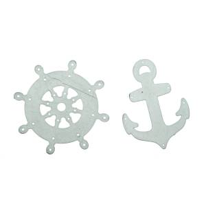 Металлические пресс-формы штурвал якорь узор Скрапбукинг «сделай сам» океанская карта поставка резчик трафарет клип-арт бумага декоративная форма