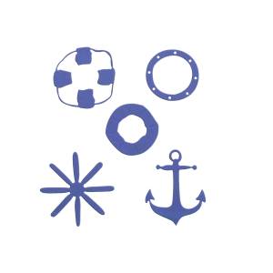 Различные якоря плавательное кольцо шаблон металлические режущие штампы Скрапбукинг морские инструменты клип резка форма «сделай сам» Дневник Книга украшение