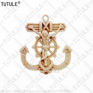 Форма для брелока, с изображением головы Иисуса, распятия, конфет, украшений, якоря корабля, сконовая резина, гибкая форма для безопасного питания