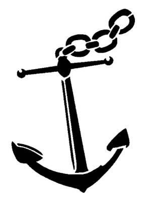 Трафареты Якоря