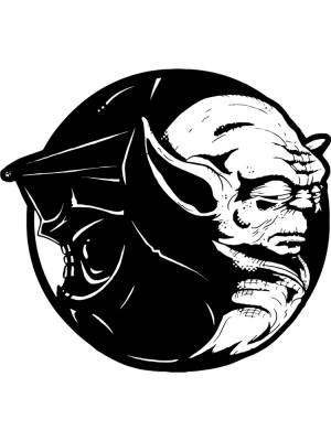 Трафареты Йода для вырезания из бумаги