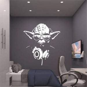 Трафарет для покраски Йода-2, одноразовый из самоклеящейся пленки 110 х 95 см