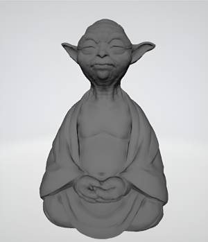 Файл STL Йода Будда Звездные войны 3D Stl файл ・Шаблон для 3D-печати для загрузки・Cults