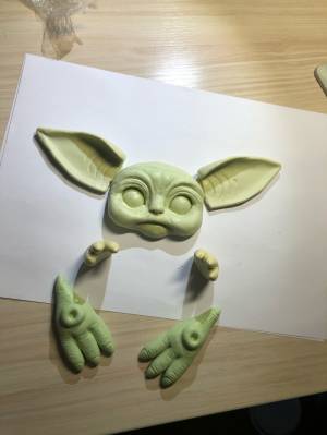 Бэби-йода ручной работы