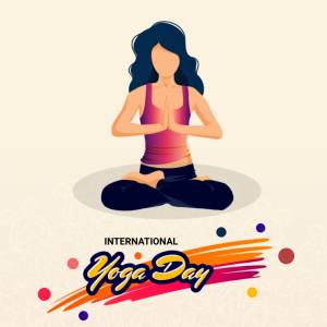 Шаблон Yoga Day Poster Template