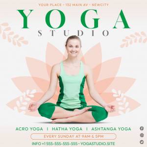 Шаблон Yoga Banner