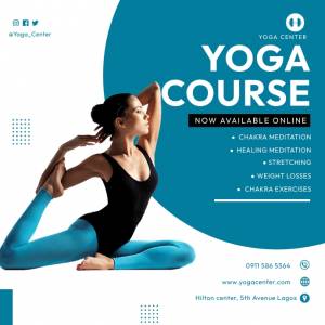 Шаблон Yoga flyers