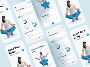 Шаблон Yoga Fitness для Figma