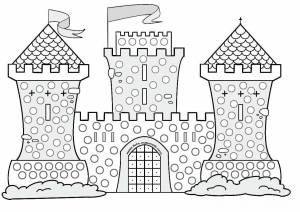 Трафарет замка