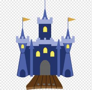 Сказочный дракон, сказочный замок, угол, симметрия, обои для рабочего стола png