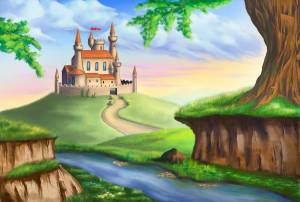 Лес около замка