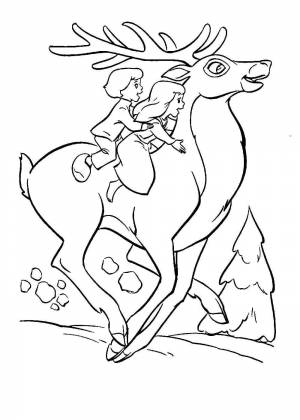 Картинки снежная королева из сказки трафарет