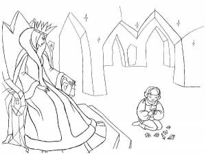 Раскраска Снежная Королева