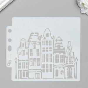 Трафарет Архитектура 13*14 см