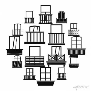 Окно формы иконки установить балкон