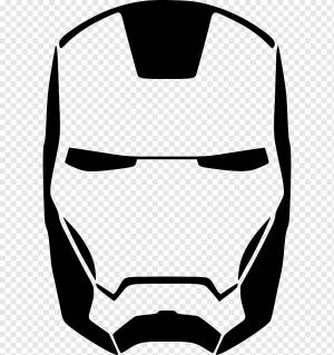 Маска трафаретная Звезда-Лорд Железный Человек, Fat Head s, белый, мстители, голова png