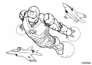 Раскраска Быстрее истребителя