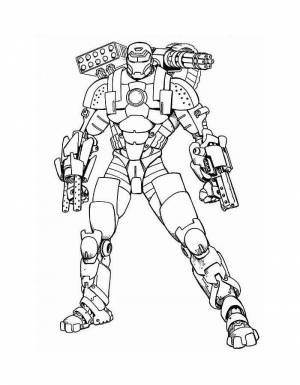 Скачать и  раскраски Железный Человек
