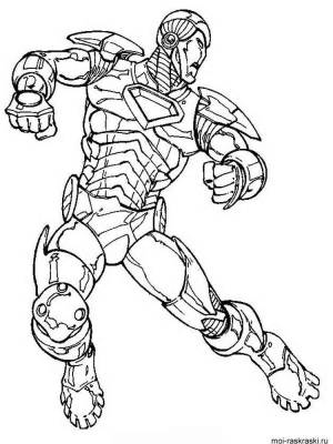 Раскраски Железный человек