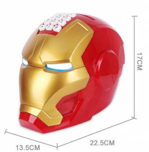 Копилка Шлем железный человек Marvel, автоматическим затягиванием купюр за 1 400 руб