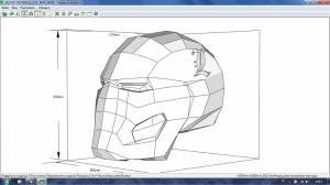 Склеил шлем Железного человека из бумаги,  файл №9444