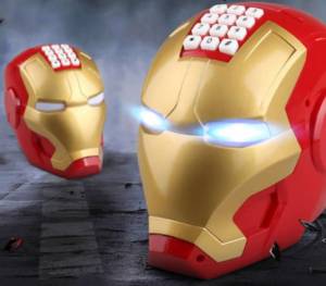 Копилка Шлем железный человек Marvel, автоматическим затягиванием купюр за 1 400 руб