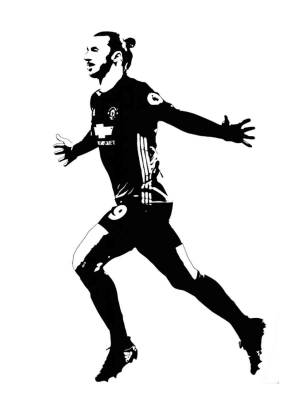 Трафареты Златана Ибрагимовича