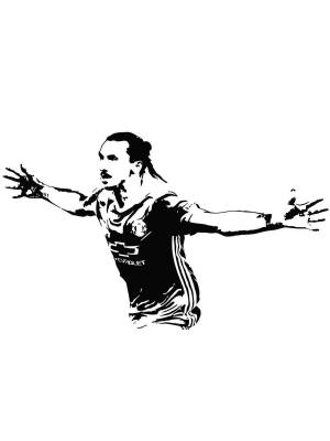 Трафареты Златана Ибрагимовича