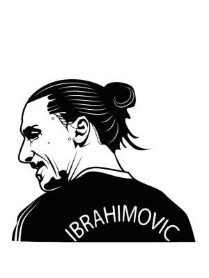 Трафареты Златана Ибрагимовича