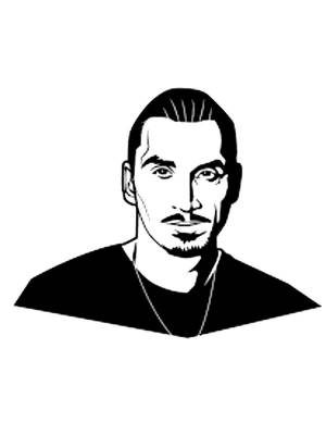 Трафареты Златана Ибрагимовича