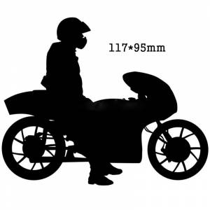 Металлические Вырубные штампы для гонок-мотоцикл-велосипед-гонщик Вырубные трафареты Украшение скрапбукинг бумага рукоделие Нож Форма лезвие штамп