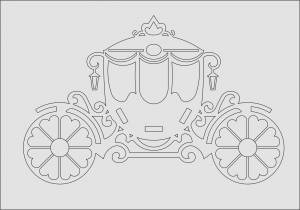 Трафареты на окна золушка