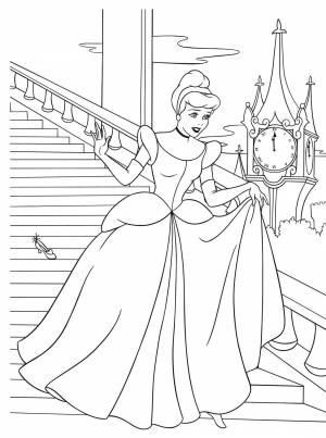Раскраски Золушка