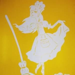 Вытынанки Золушка на Новый год 2024