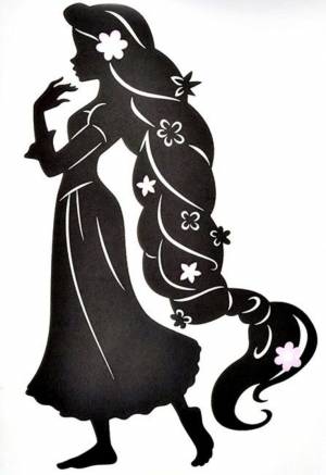 Трафареты на окна золушка