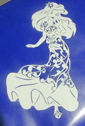 Вытынанки Золушка на Новый год 2024