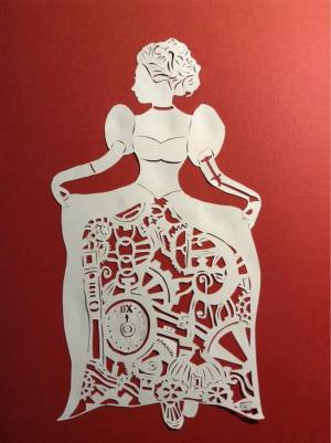 Вытынанки Золушка на Новый год 2024