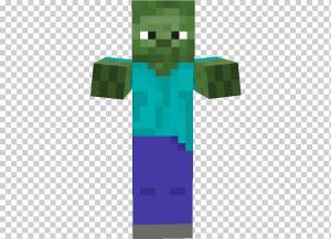 Minecraft модов Herobrine Zombie Mob, зомби майнкрафт, игра, угол, прямоугольник png