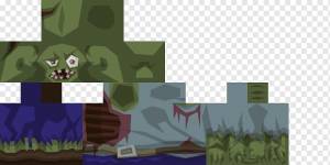 Minecraft Theme Zombie Skin Murp, скин Майнкрафт с зомби, угол, текст, другие png