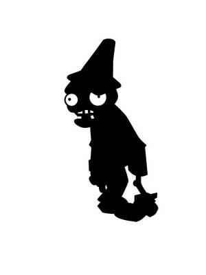 Трафареты Зомби против Растений