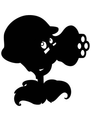 Трафареты Зомби против Растений