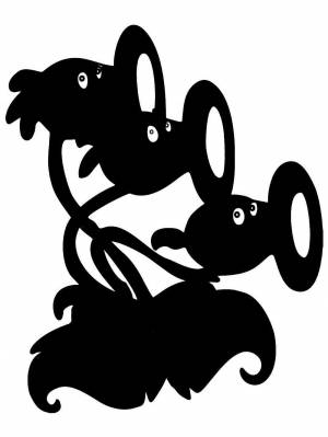 Трафареты Зомби против Растений