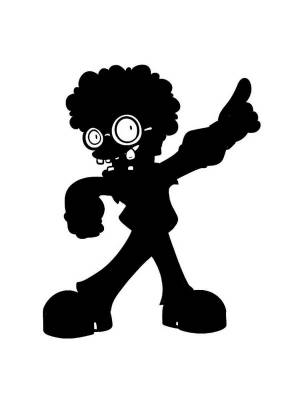 Трафареты Зомби против Растений