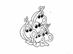 Раскраски растения против зомби