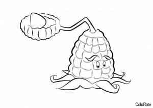 Раскраска Кукурузопульта