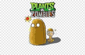 Текст Персонаж из мультфильма Желтый, Растения против зомби, игра, cdr, еда png