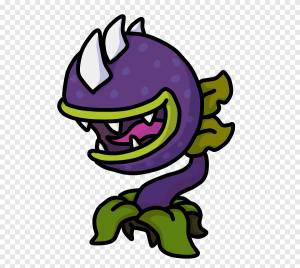 Арты зомби против растений зубастик