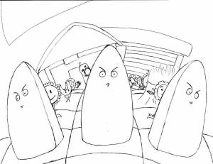 Раскраски мультфильм, Раскраска Мультфильм растения против зомби Зомби против растений